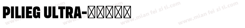 PiliEG Ultra字体转换